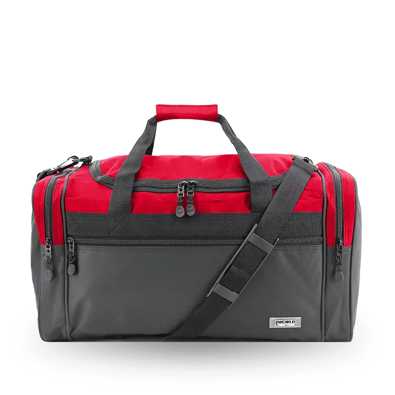 Copper 56L Duffel Bag in Red/Black