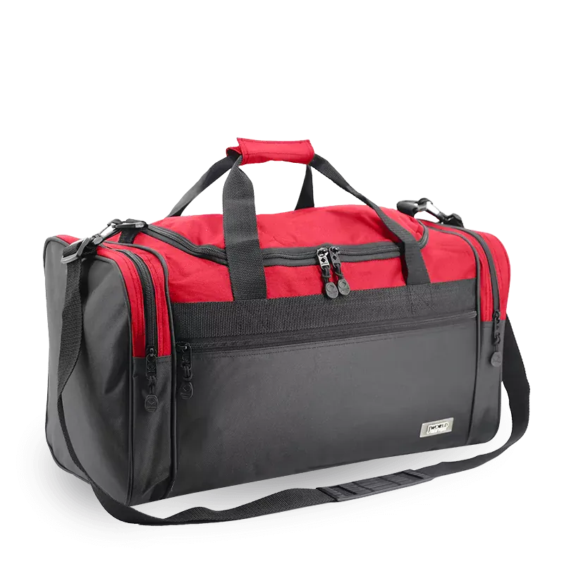 Copper 56L Duffel Bag in Red/Black