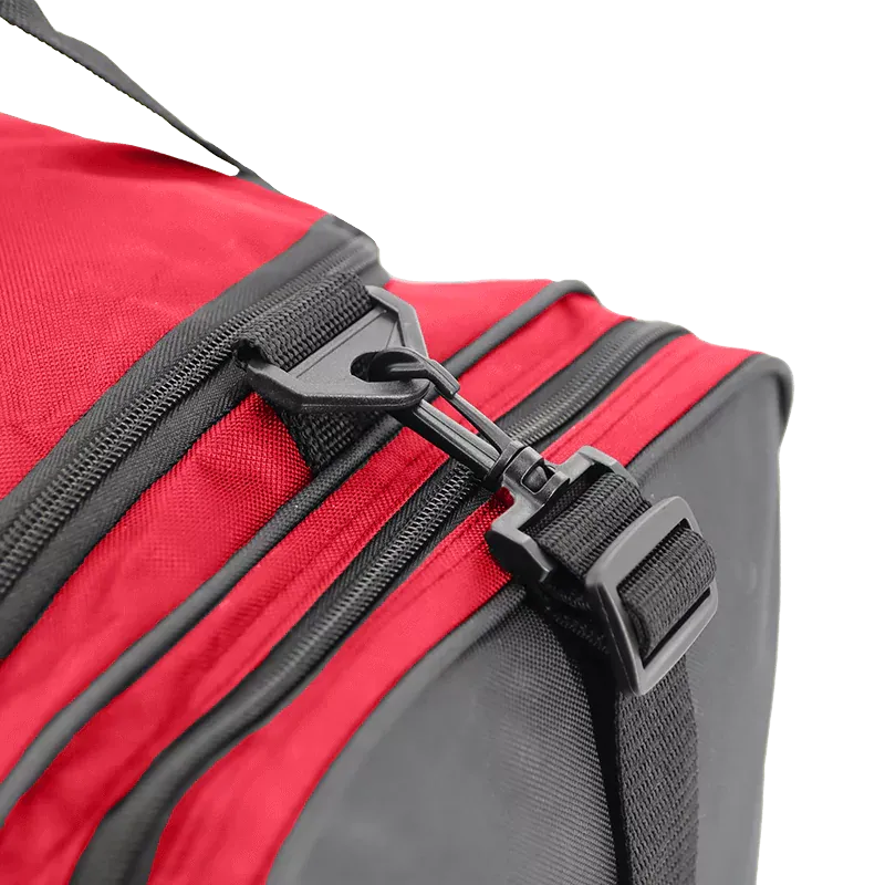 Copper 56L Duffel Bag in Red/Black