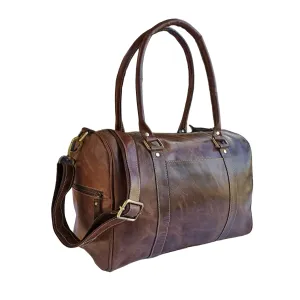Crazy Horse Leather Mini Duffel  Bag