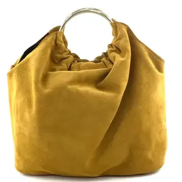 Cross Body Terry Suede