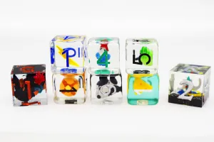 Custom Inclusion Resin Single Dice