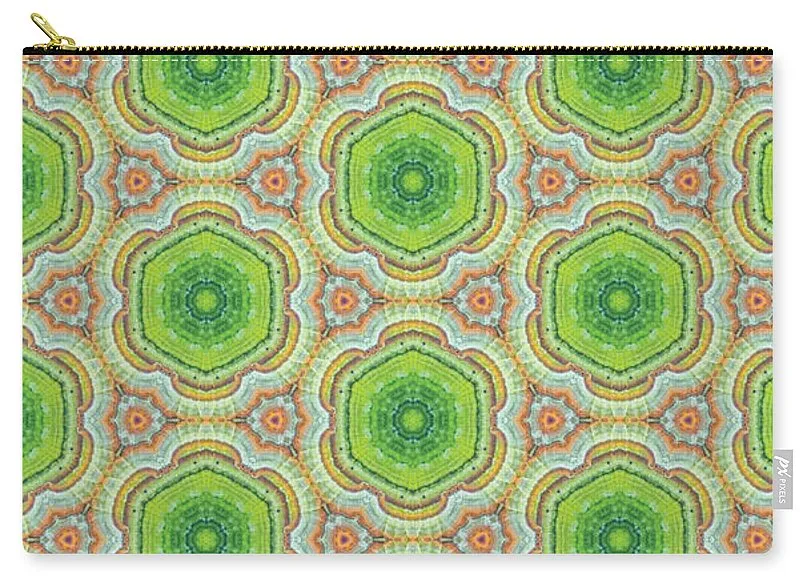 Cyber Lime and Orange - Carry-All Pouch