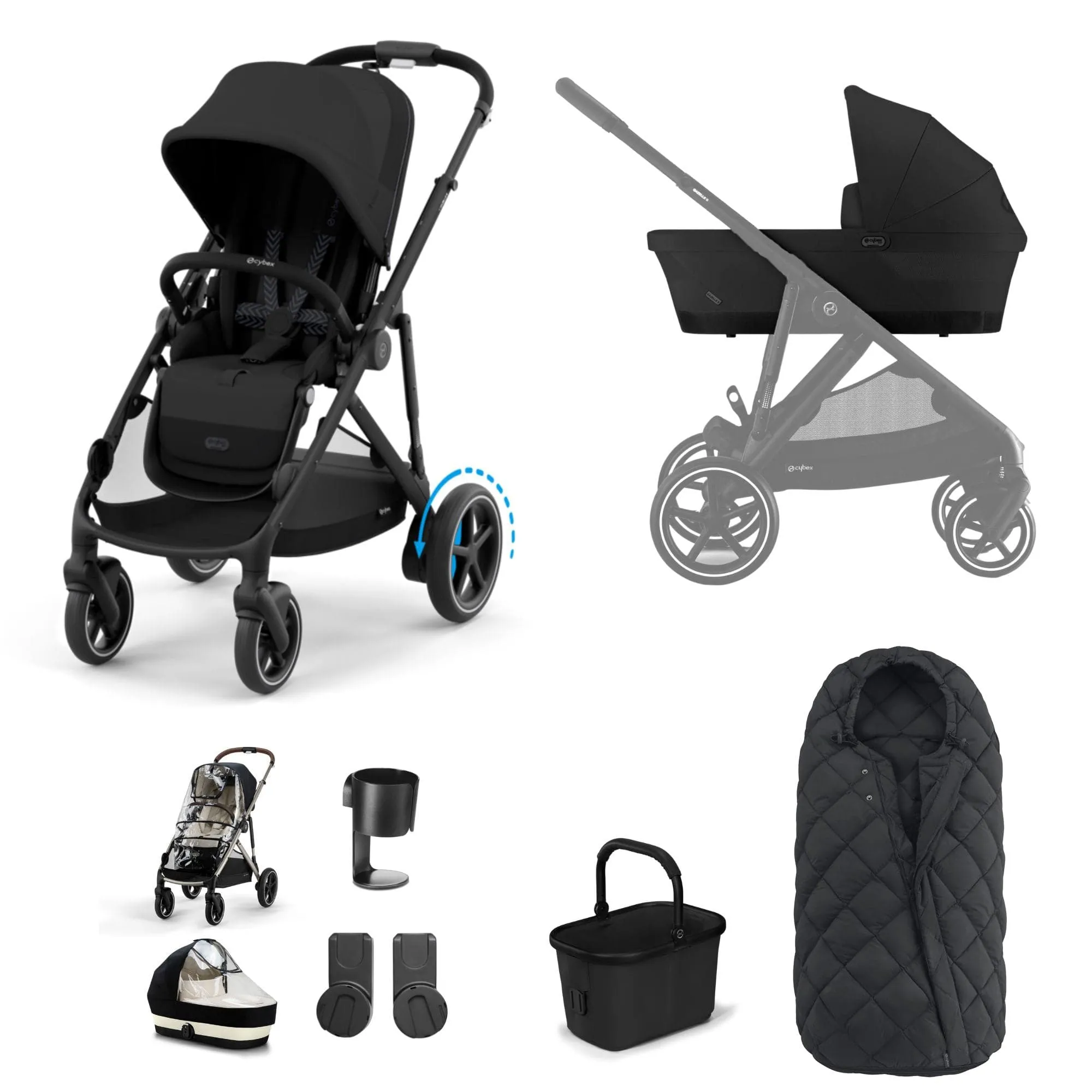 Cybex eGazelle S Essential Kit - Moon Black
