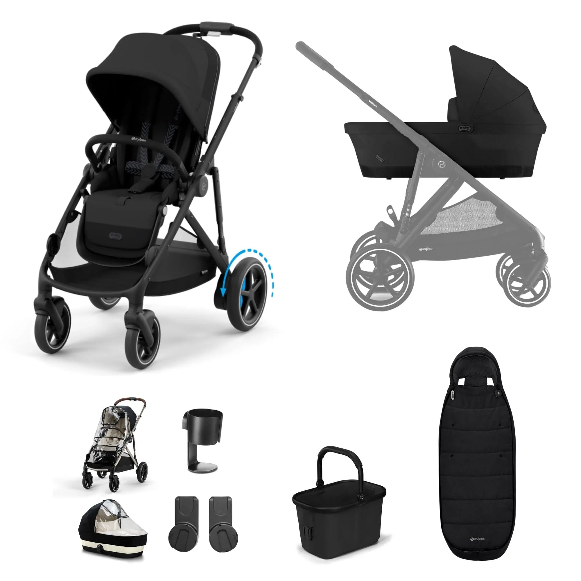 Cybex eGazelle S Essential Kit - Moon Black