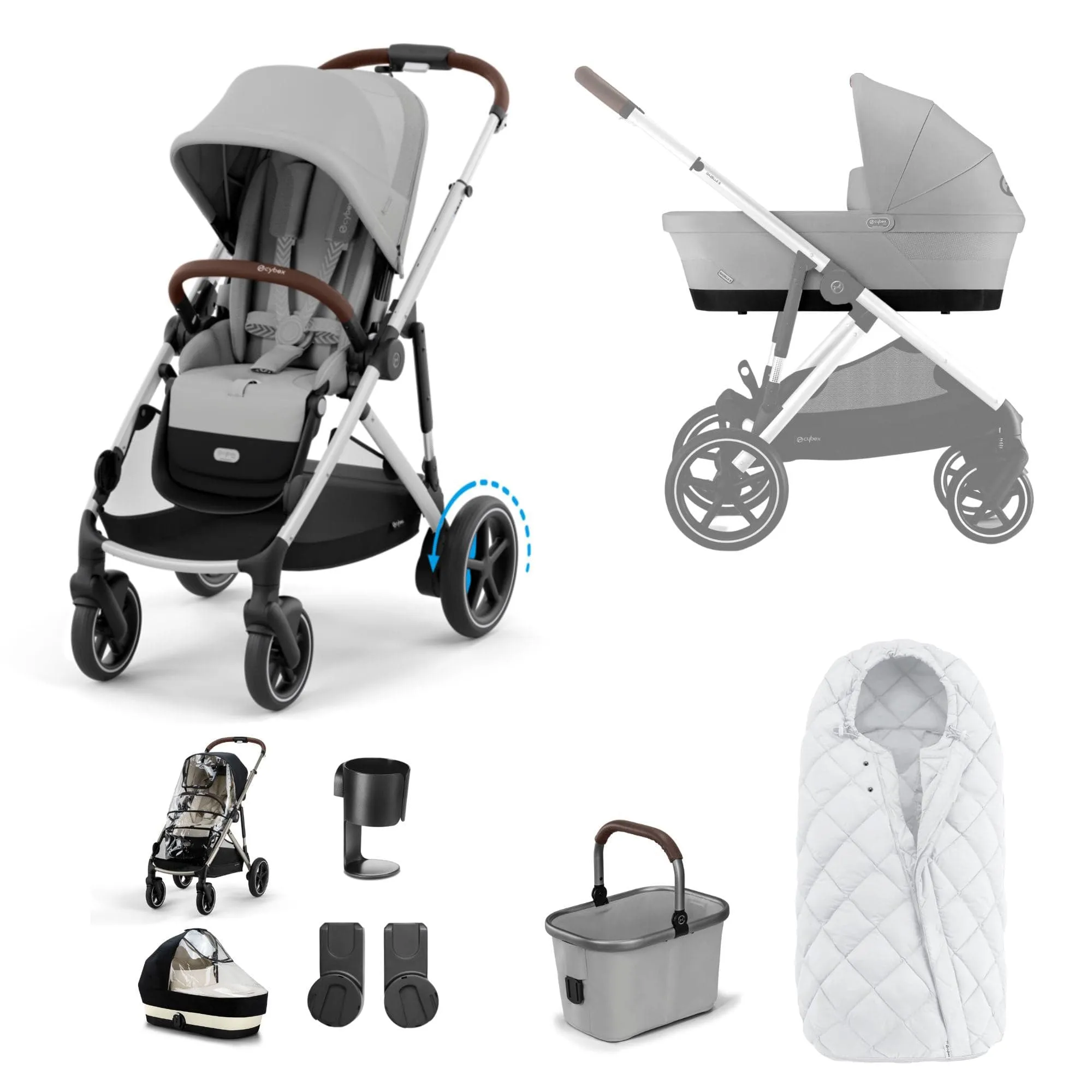Cybex eGazelle S Essential Kit - Stone Grey