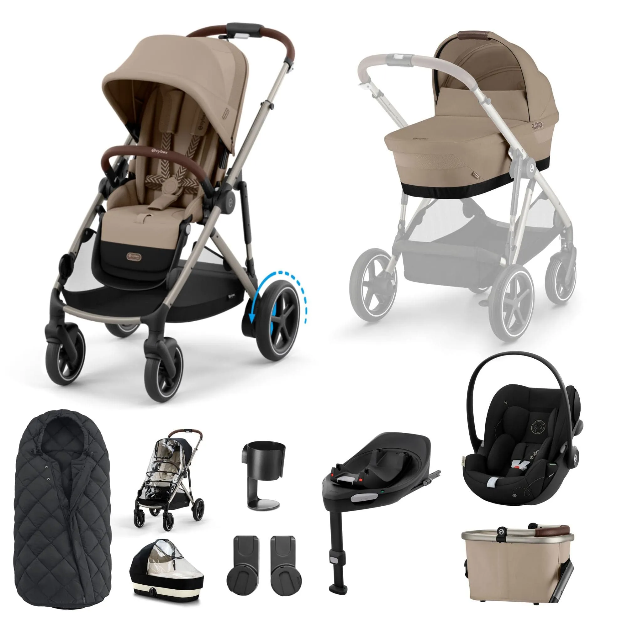 Cybex eGazelle S Luxury Kit - Almond Beige