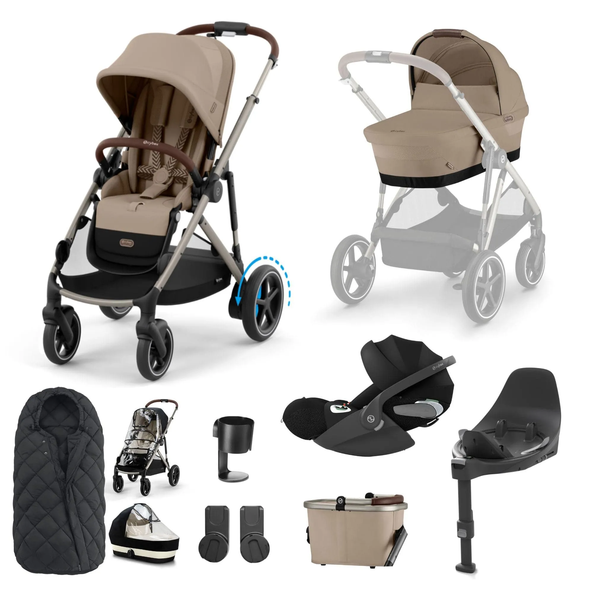 Cybex eGazelle S Luxury Kit - Almond Beige