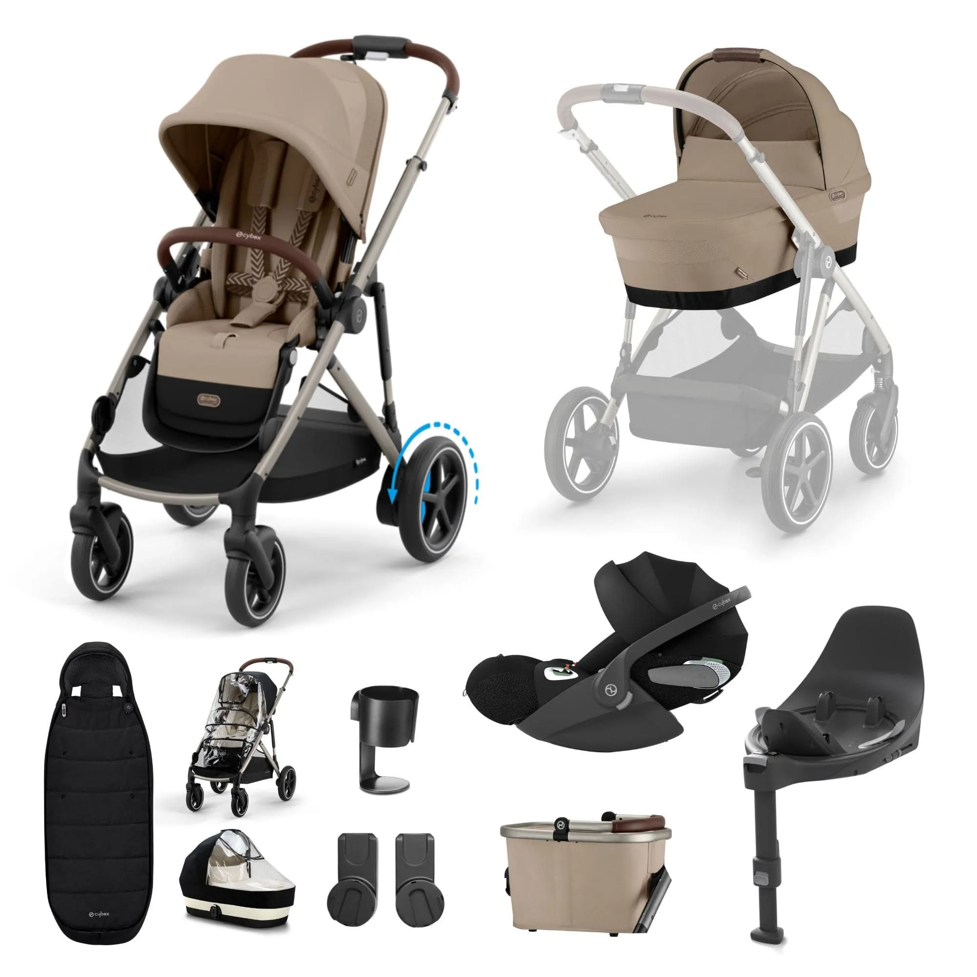 Cybex eGazelle S Luxury Kit - Almond Beige