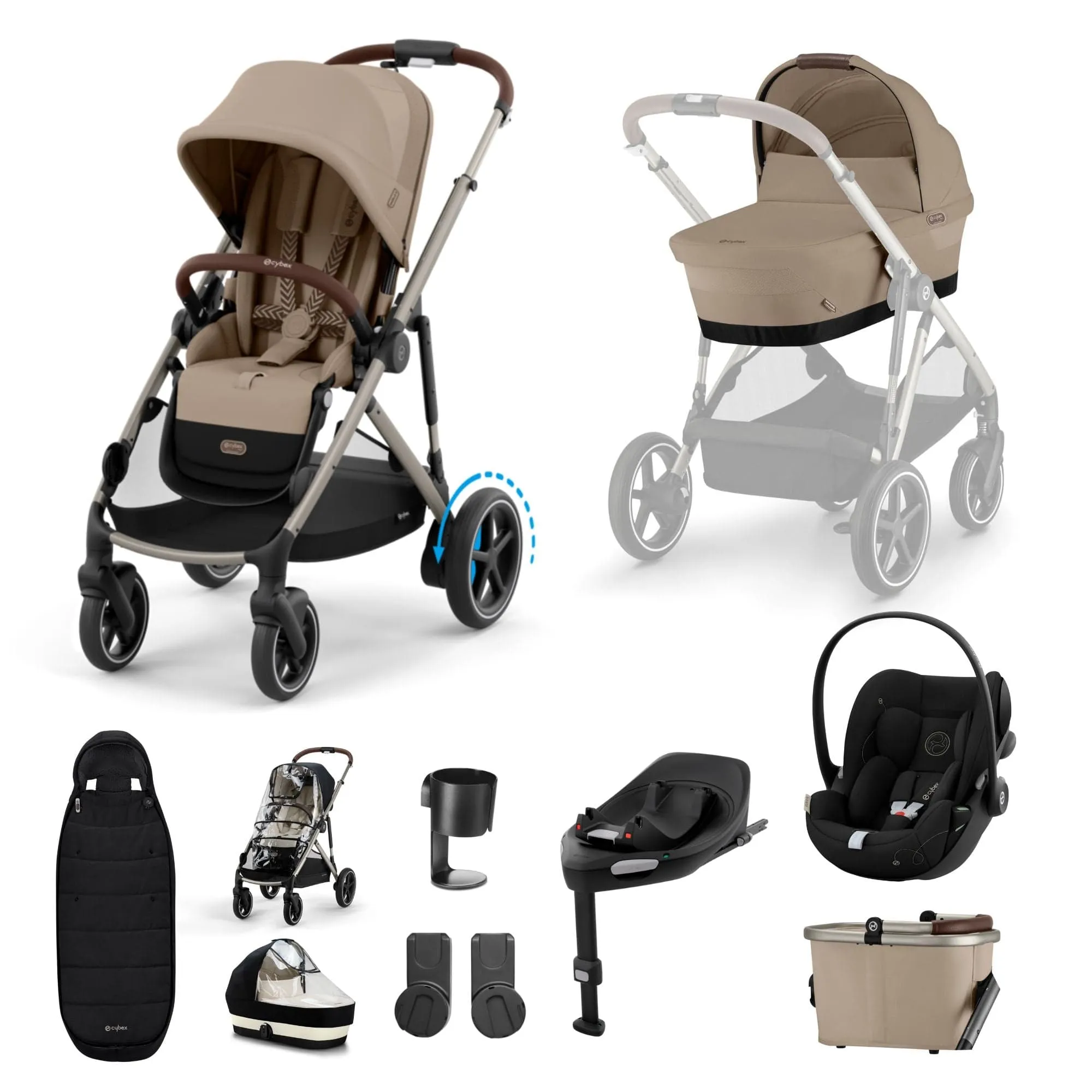 Cybex eGazelle S Luxury Kit - Almond Beige