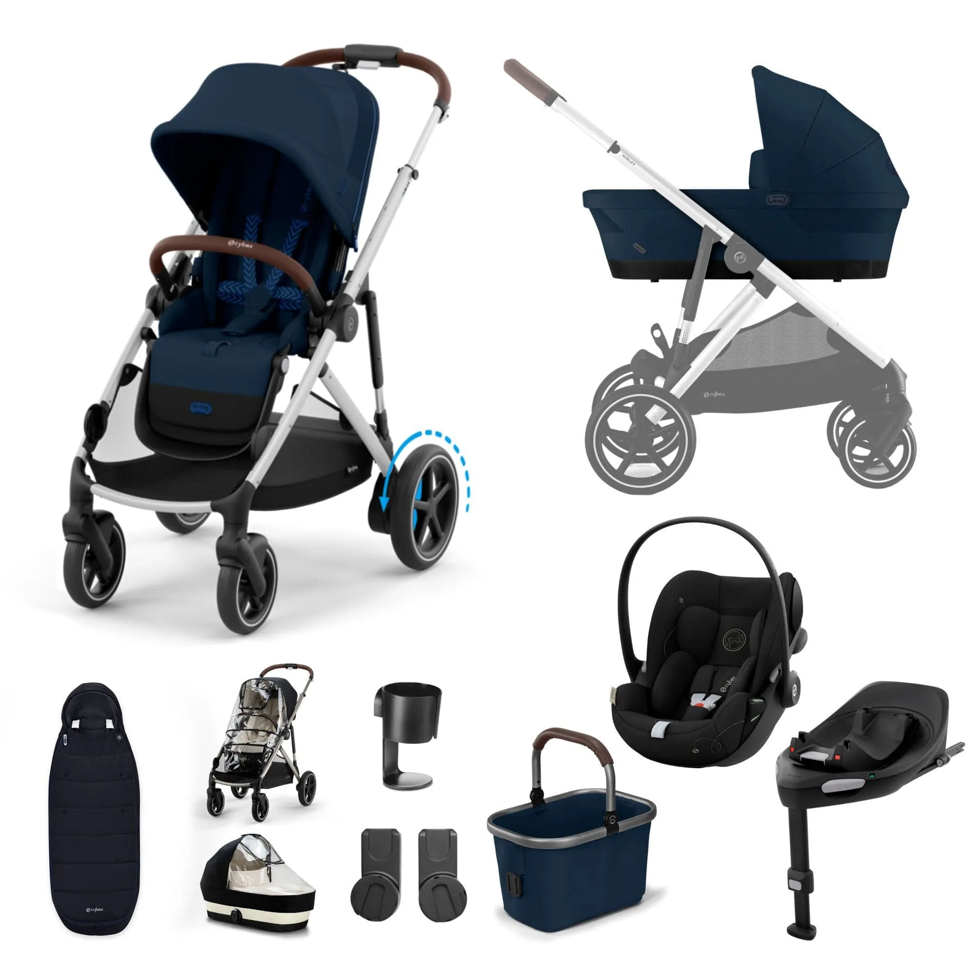 Cybex eGazelle S Luxury Kit - Ocean Blue