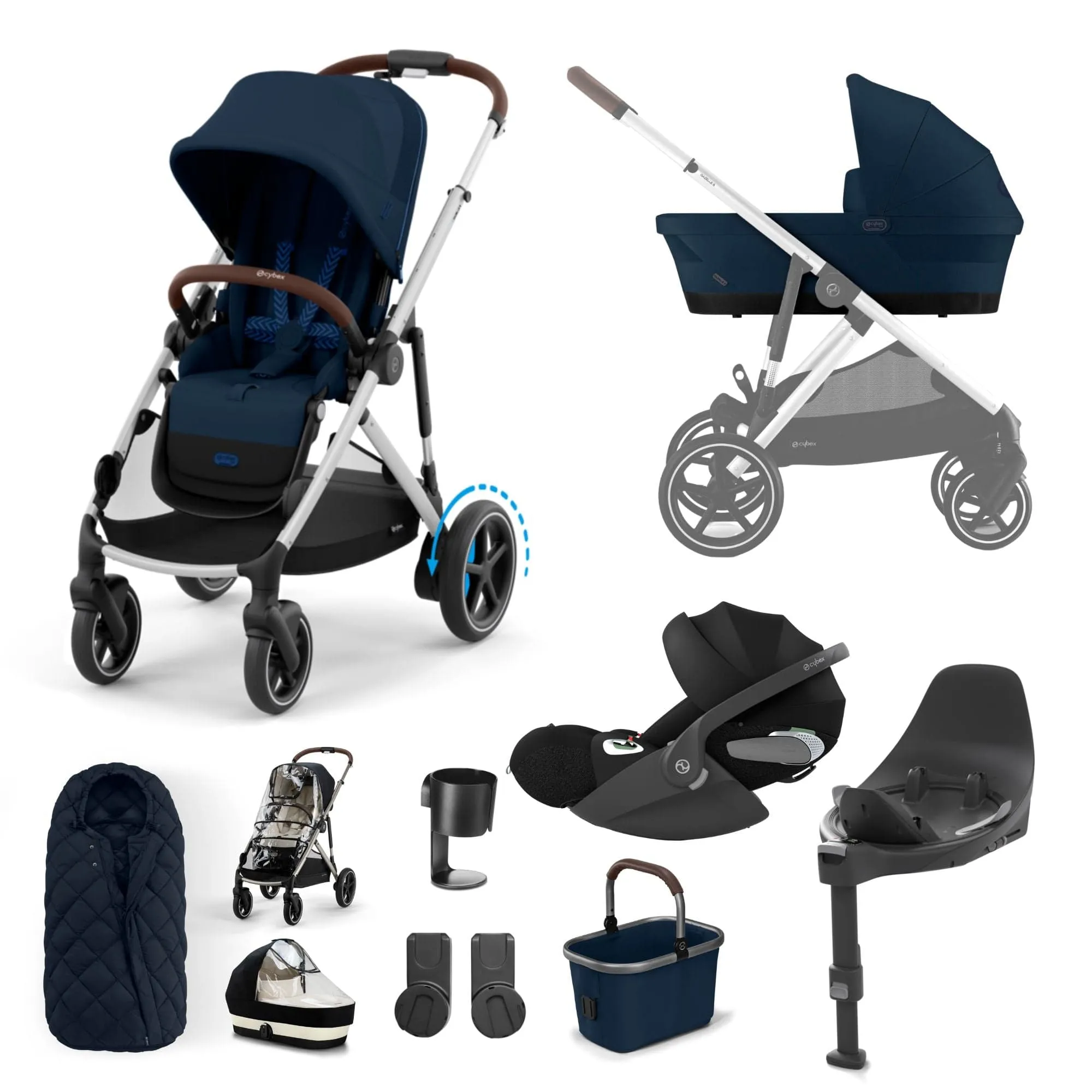 Cybex eGazelle S Luxury Kit - Ocean Blue
