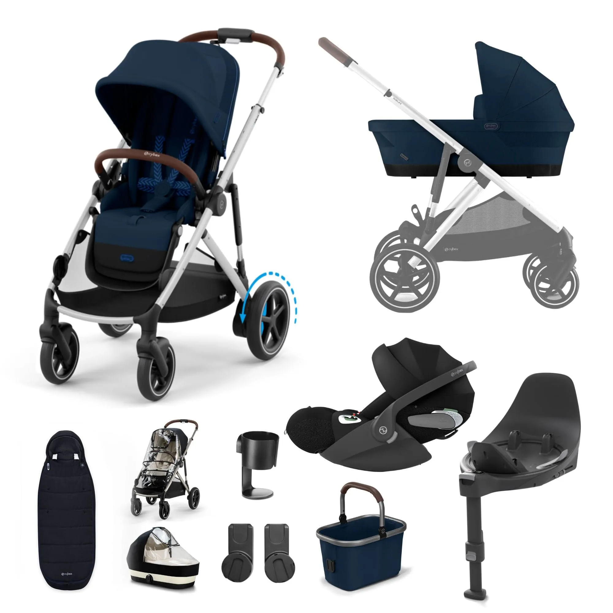 Cybex eGazelle S Luxury Kit - Ocean Blue