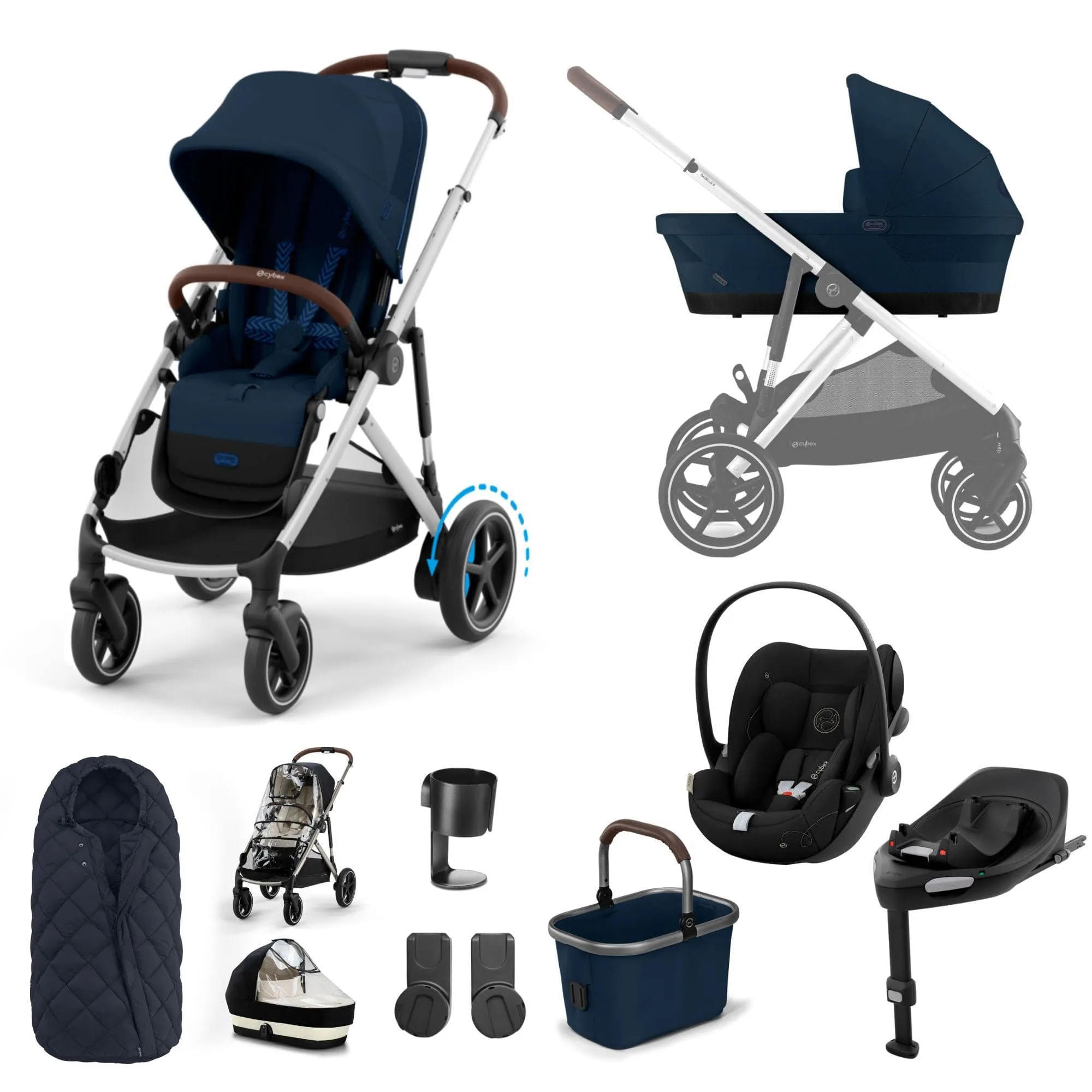 Cybex eGazelle S Luxury Kit - Ocean Blue