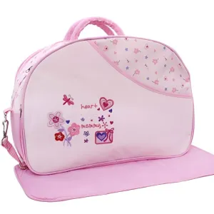 D Shape Diaper Bag in Pink