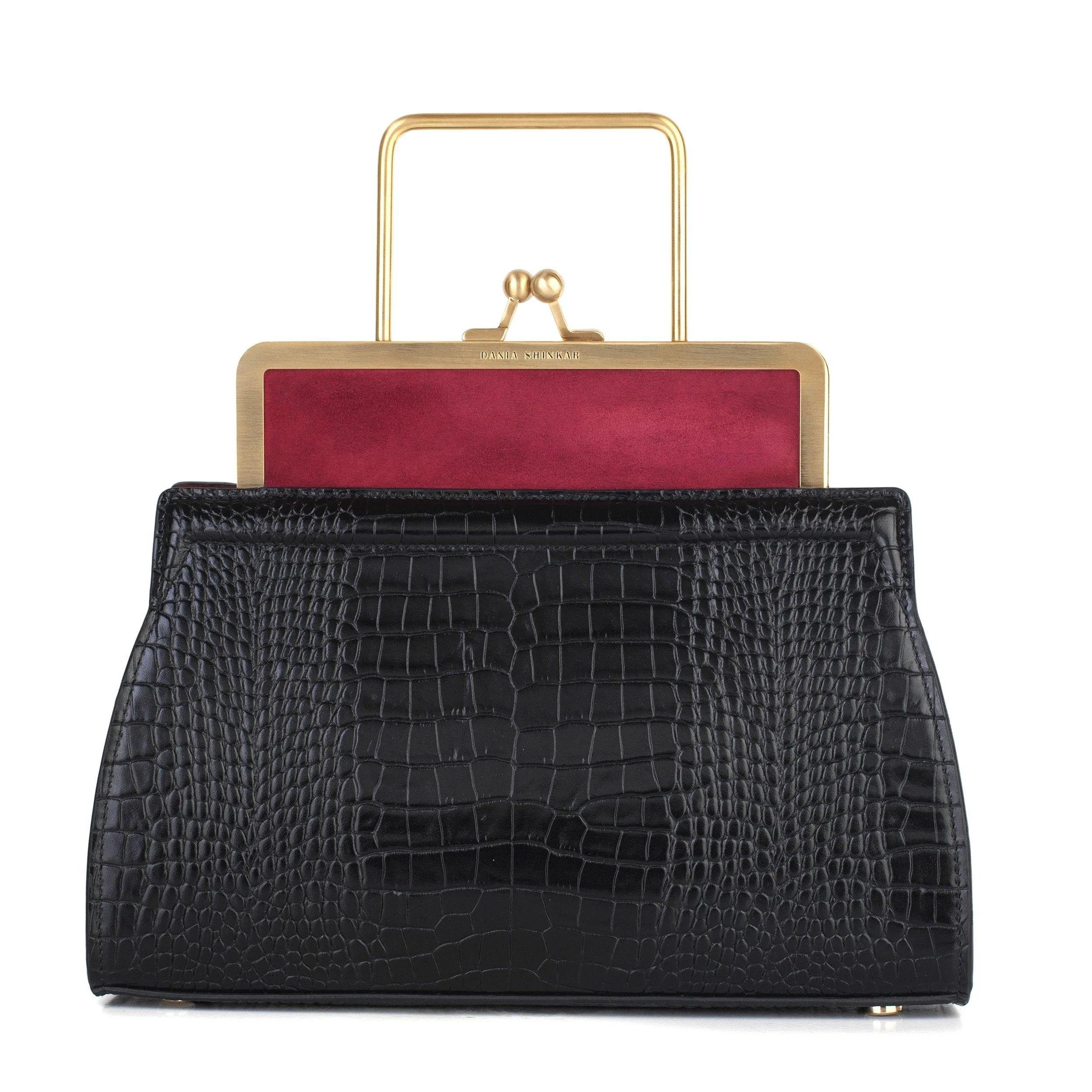 DANA RUBY AND BLACK BAG
