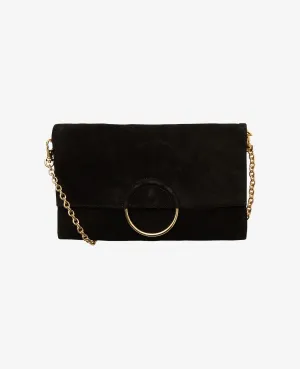 DELINDAUM SUEDE CLUTCH