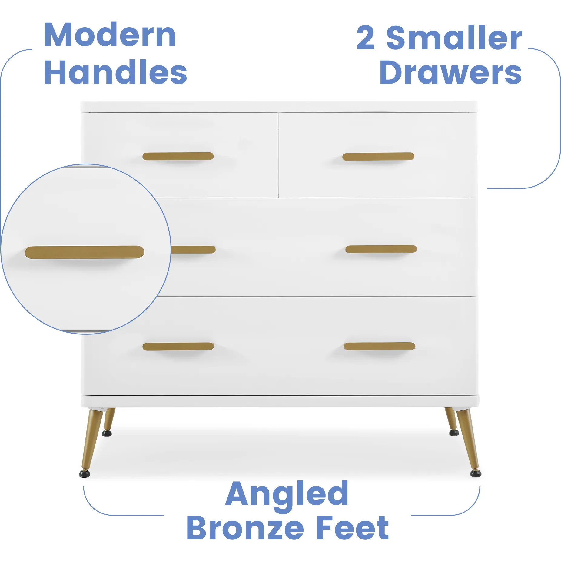 Delta Children Sloane 4-Drawer Dresser with Changing Top