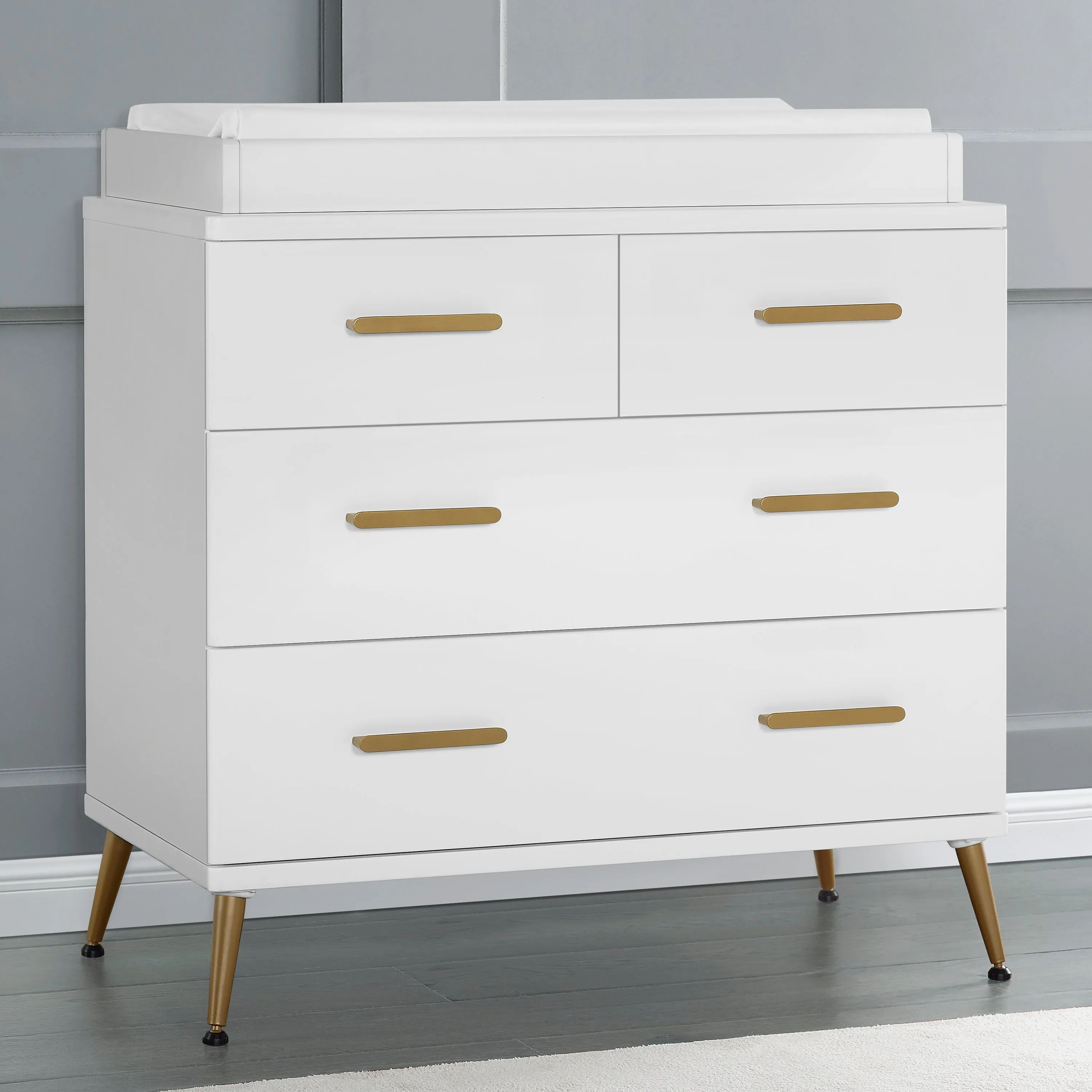 Delta Children Sloane 4-Drawer Dresser with Changing Top