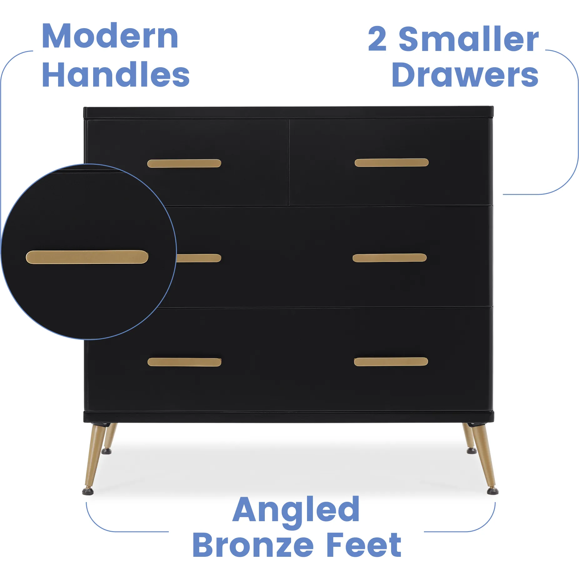 Delta Children Sloane 4-Drawer Dresser with Changing Top
