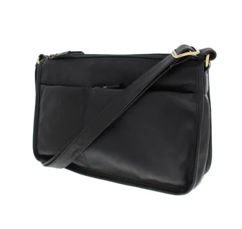 Derek Alexander Shoulder Handbag - Black
