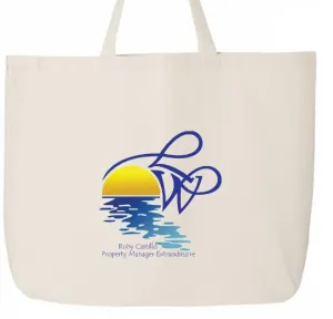 Design Your Own Custom Printed Large Canvas Tote Bag