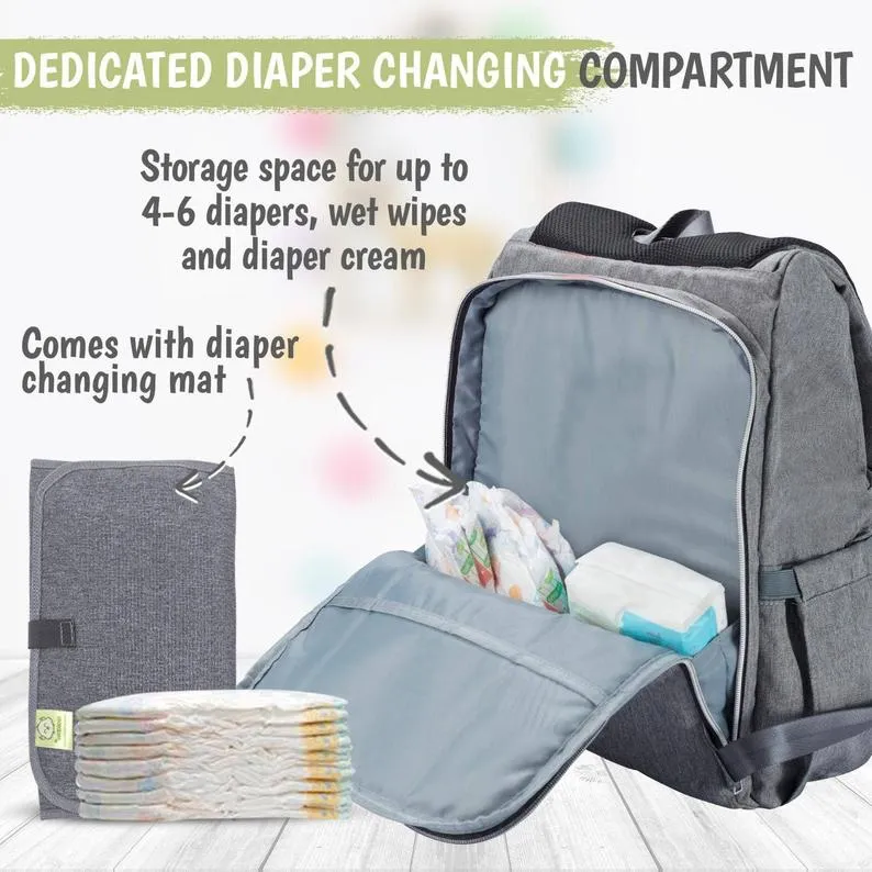 Diaper Bag Backpack Personalized - Free Shipping