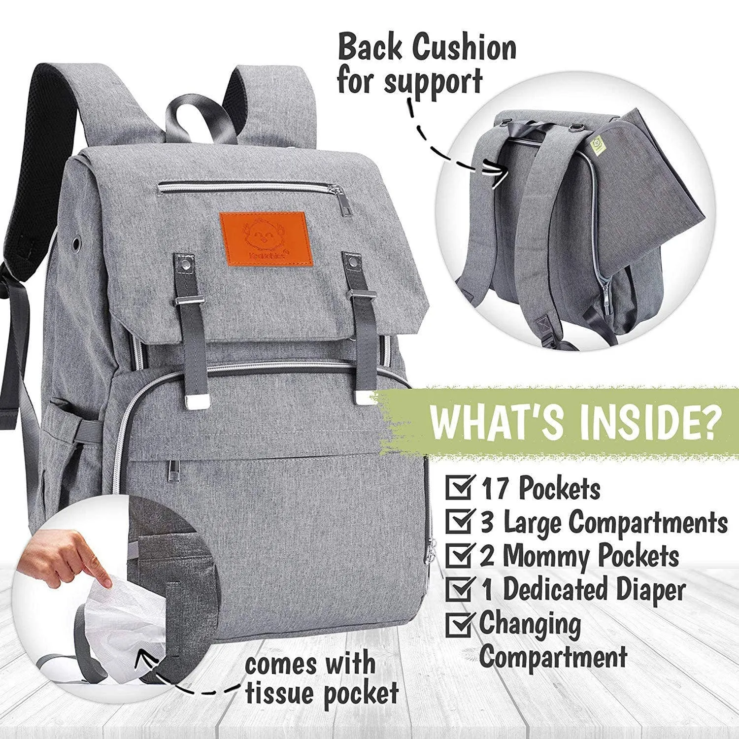 Diaper Bag Backpack Personalized - Free Shipping