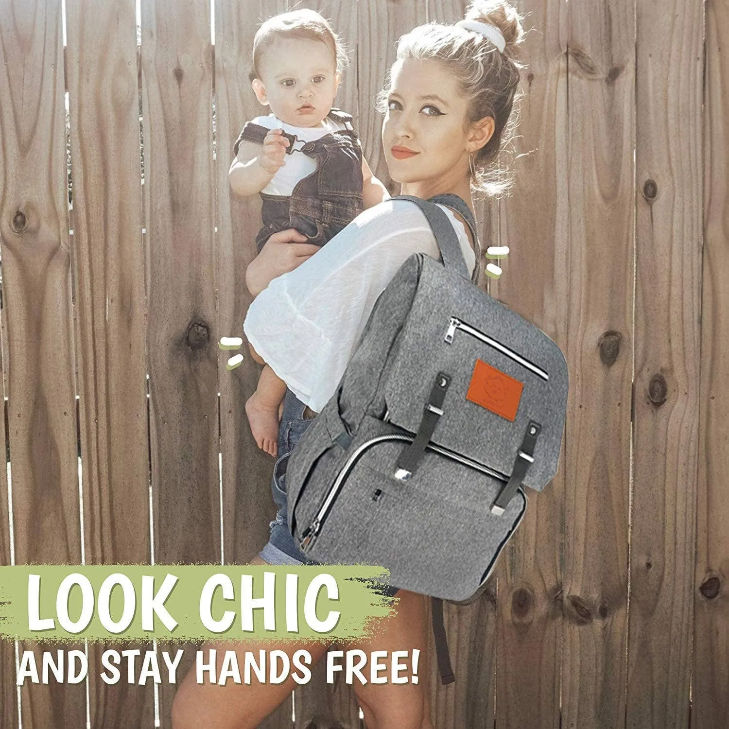 Diaper Bag Backpack Personalized - Free Shipping