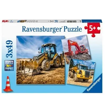 Digger at Work! 3x49pc