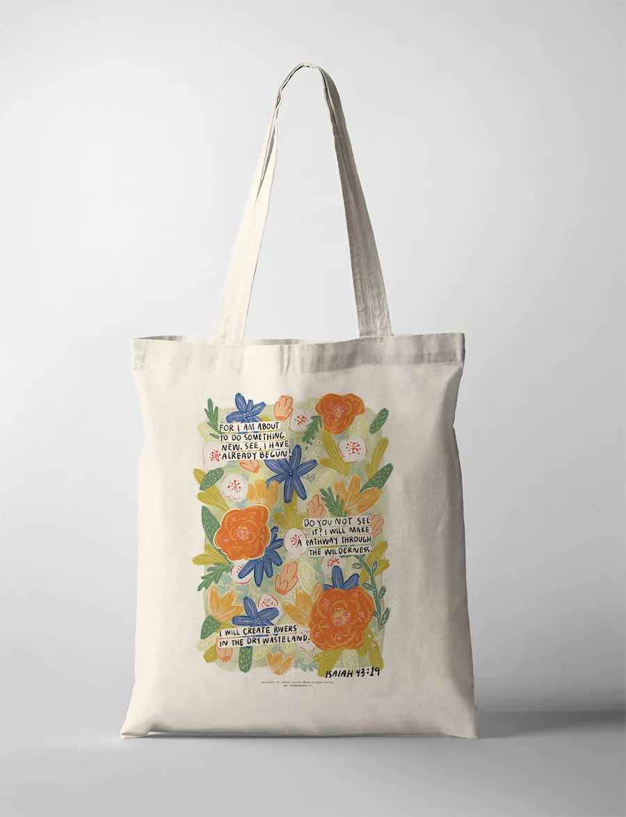 Do Something New {Tote Bag}