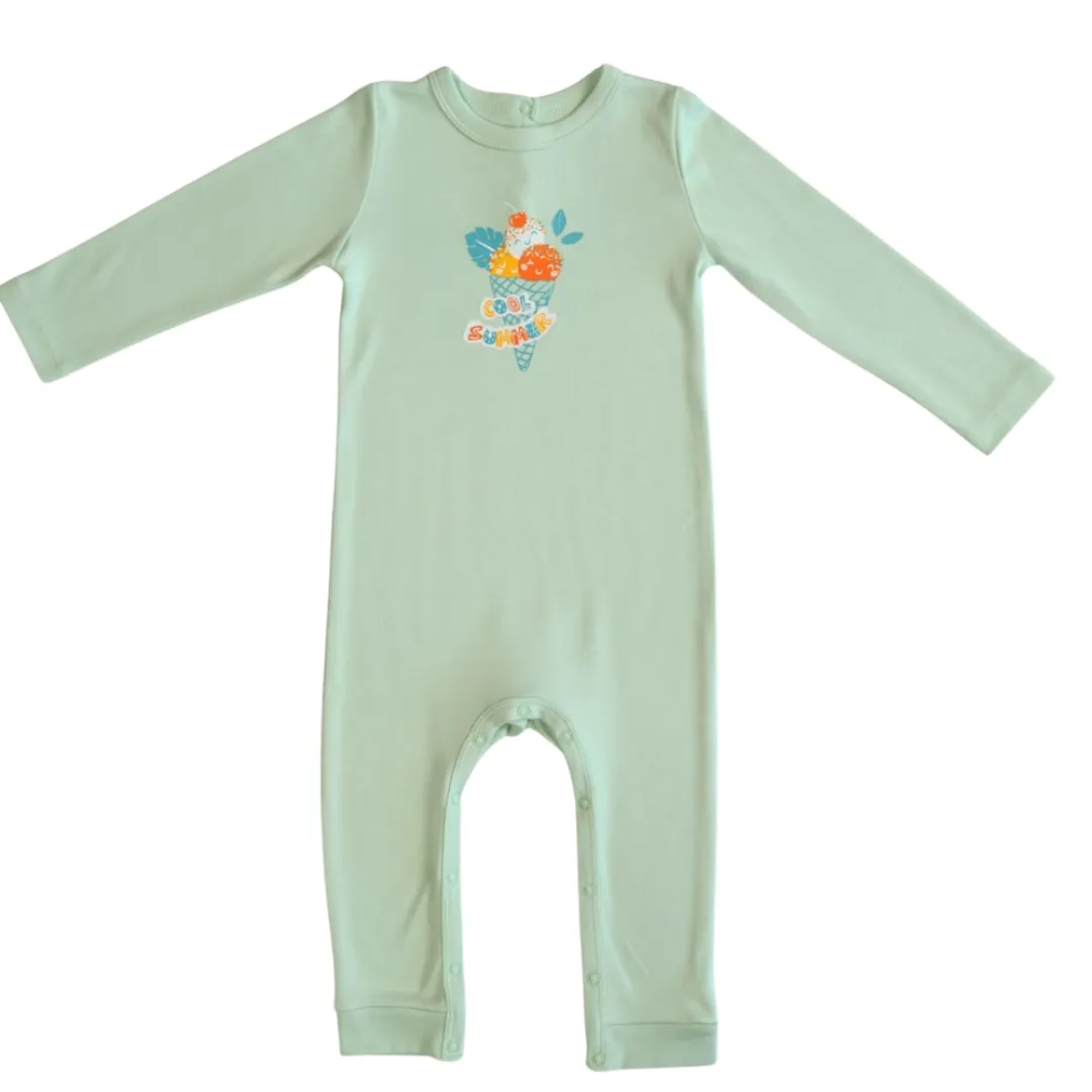 Dolphin Baby Sleepsuit with Close Toe