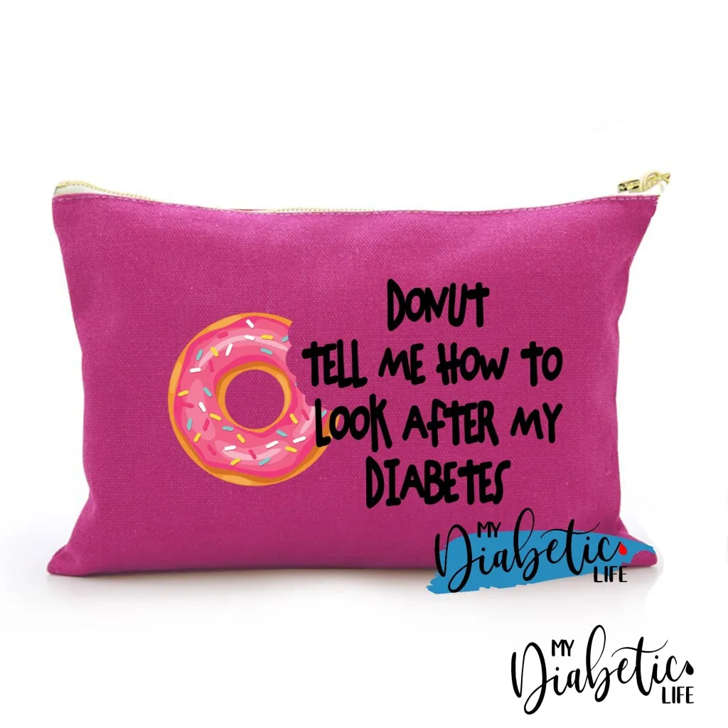 Donut tell me how to look after my diabetes - Carry all storage bag