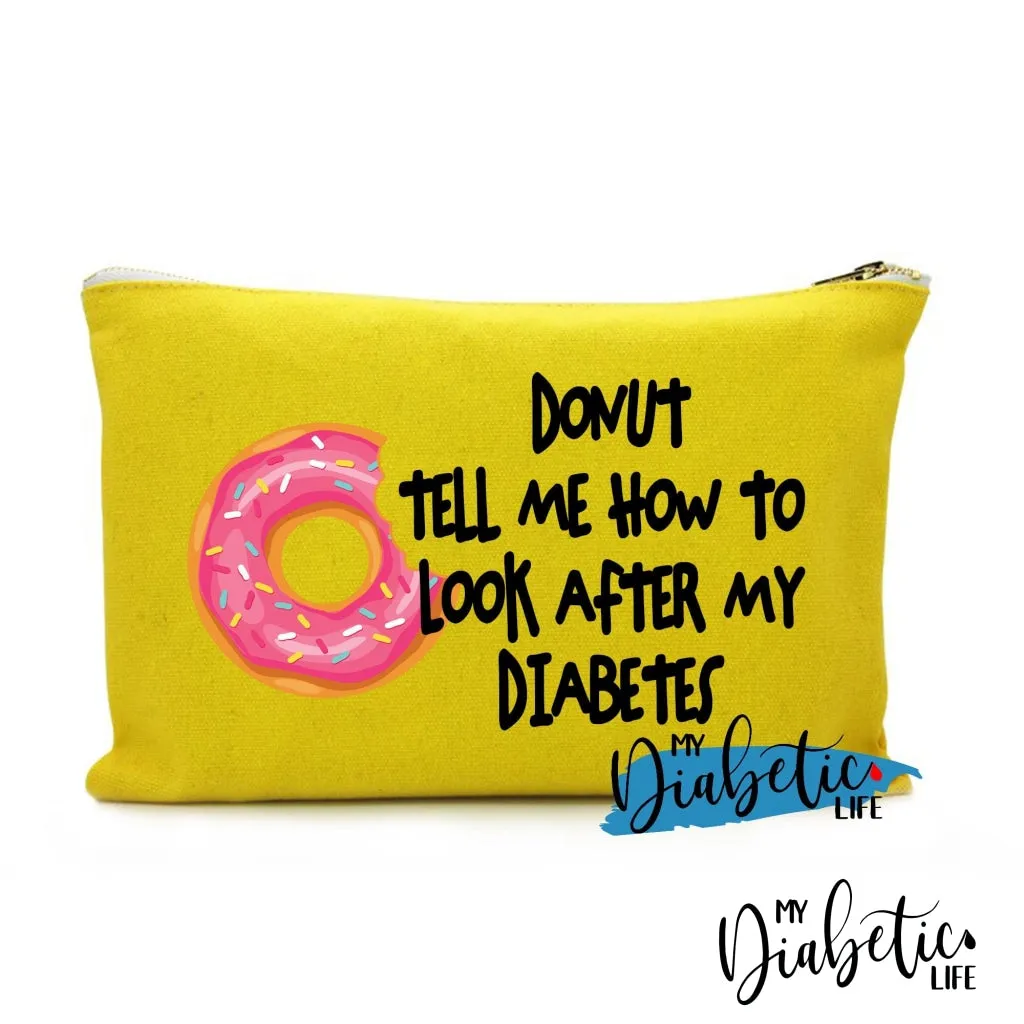Donut tell me how to look after my diabetes - Carry all storage bag