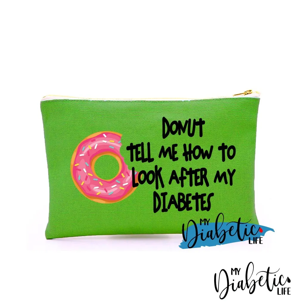 Donut tell me how to look after my diabetes - Carry all storage bag
