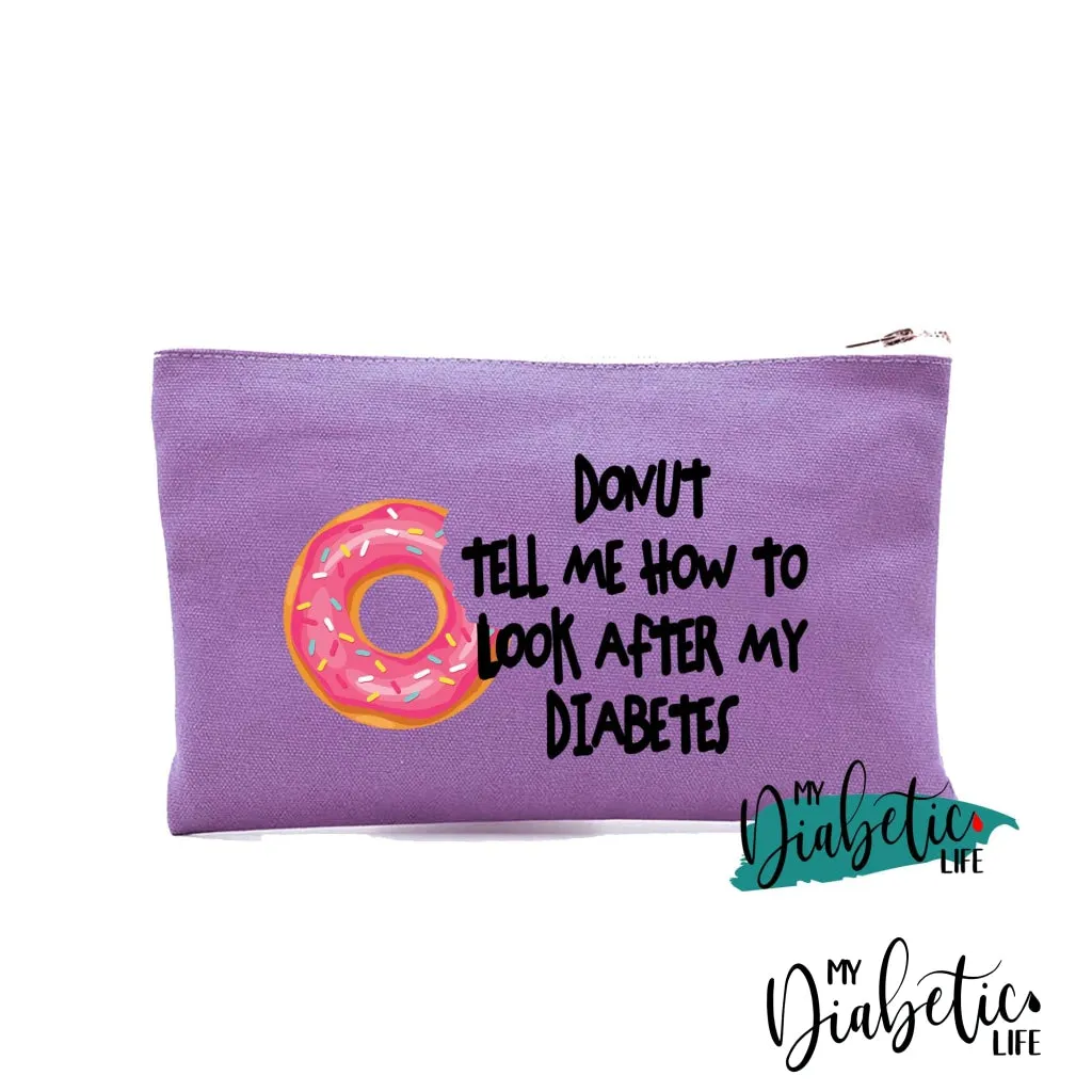 Donut tell me how to look after my diabetes - Carry all storage bag