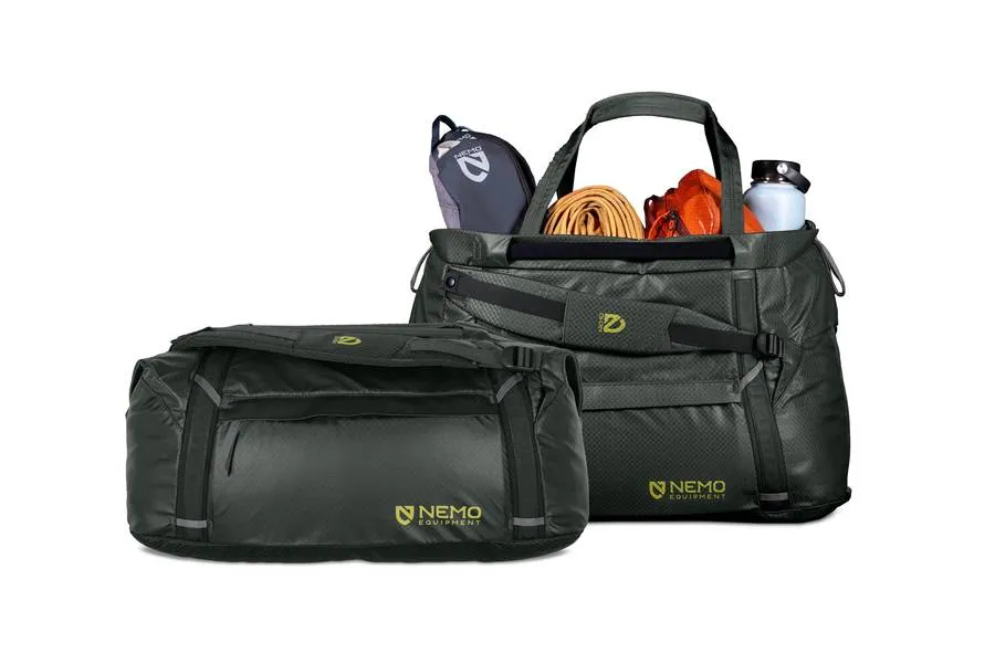 Double Haul_ Convertible Duffel Bag Black 55l
