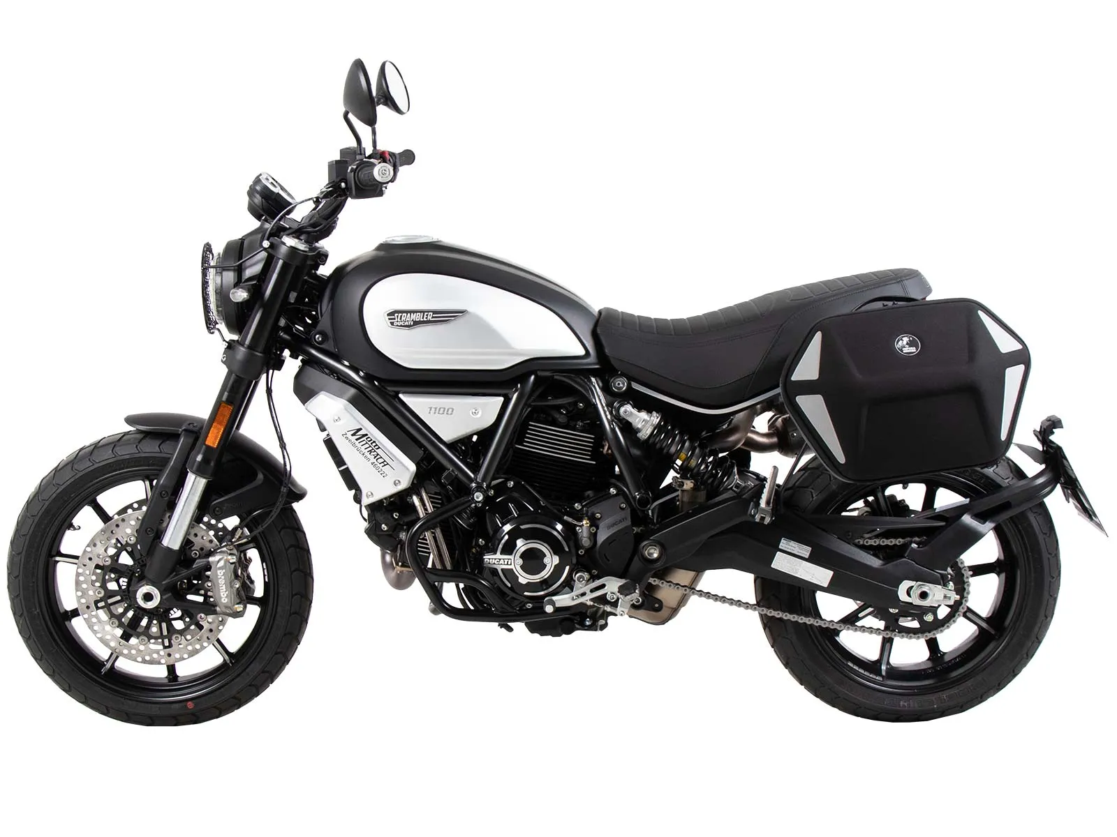Ducati Scrambler 1100 Dark Pro Sidecases Carrier - C-Bow