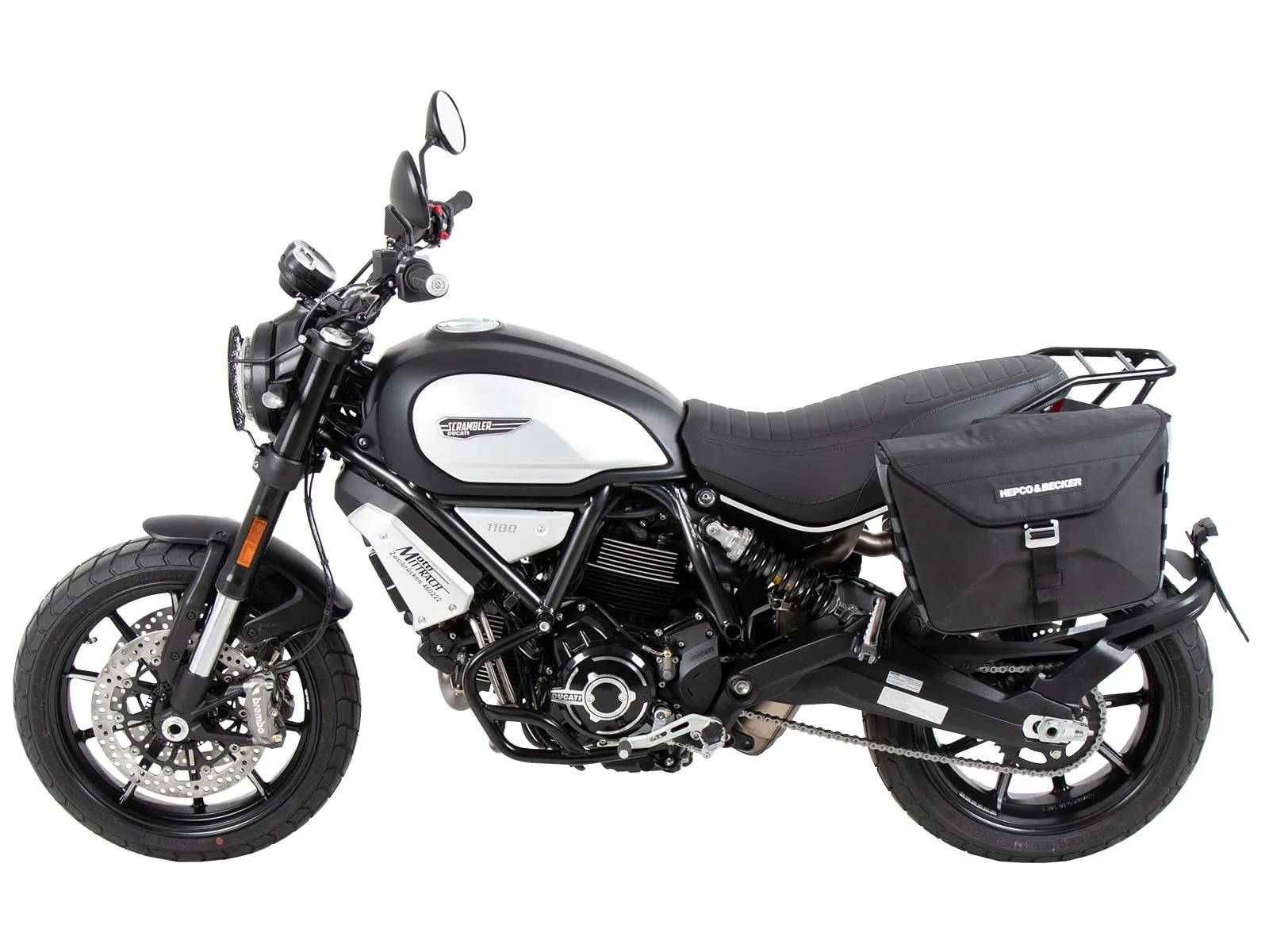 Ducati Scrambler 1100 Dark Pro Sidecases Carrier - C-Bow