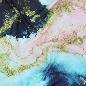 Dupatta Designs Wanderlust Abstract Silk Scarf