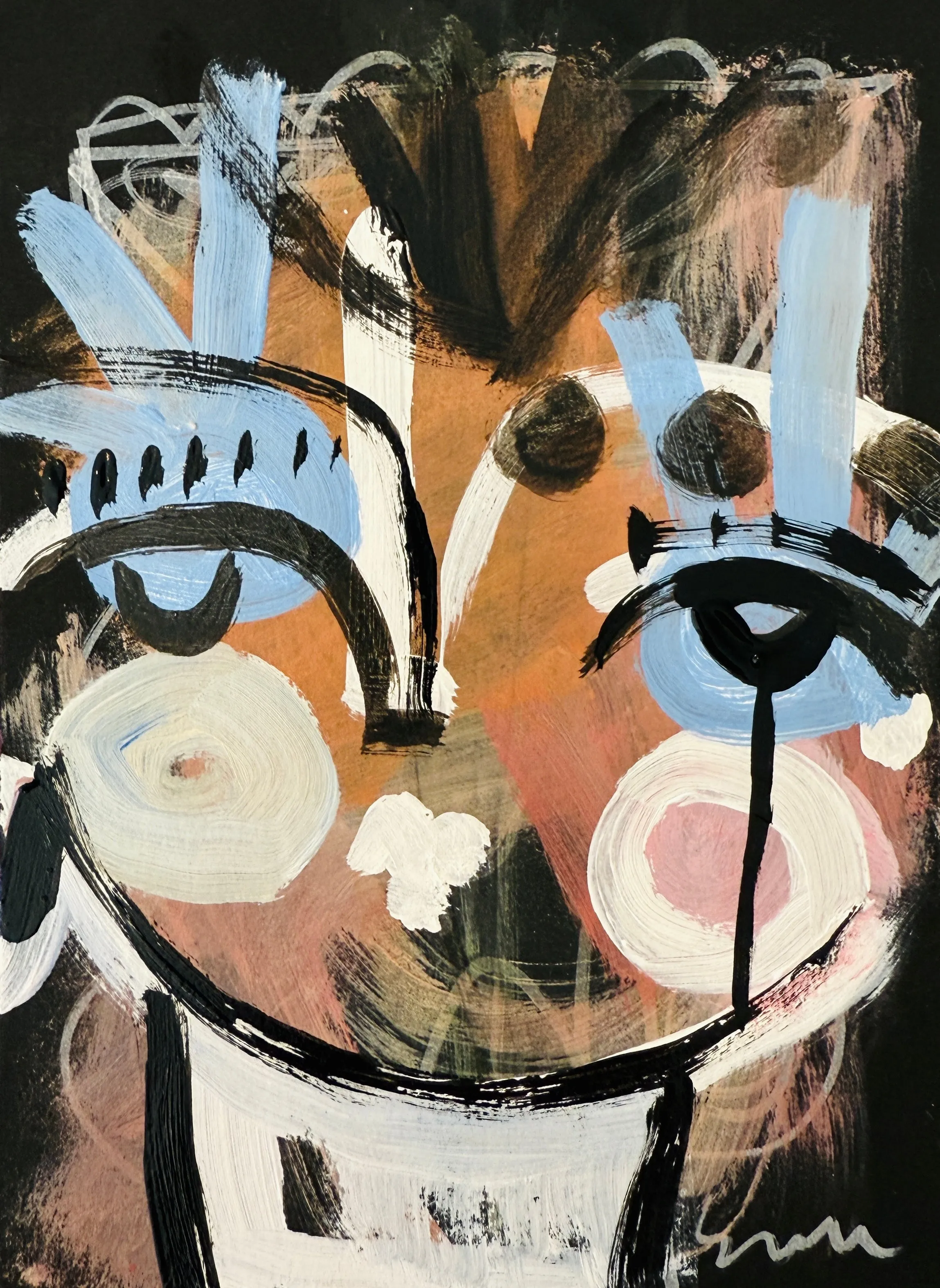 Earth and Sky Face - 7 x 5