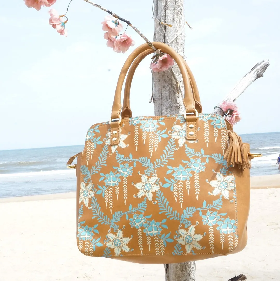 Eden Printed Leather Tote