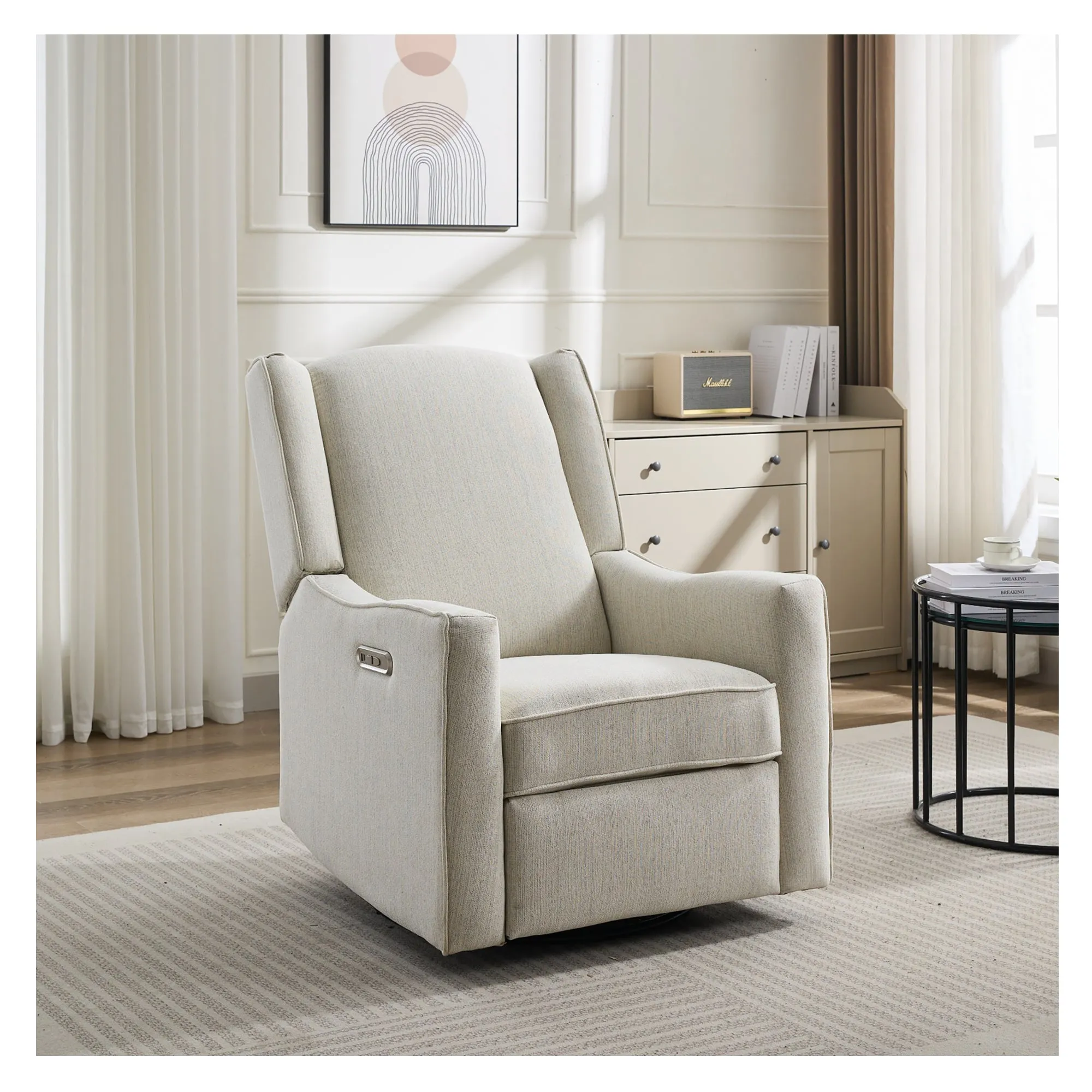 Electric nursery glider chair luxglide 106-beige