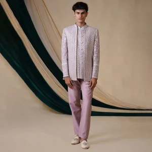 Elegance Lilac  3-Piece Jodhpuri Outfit