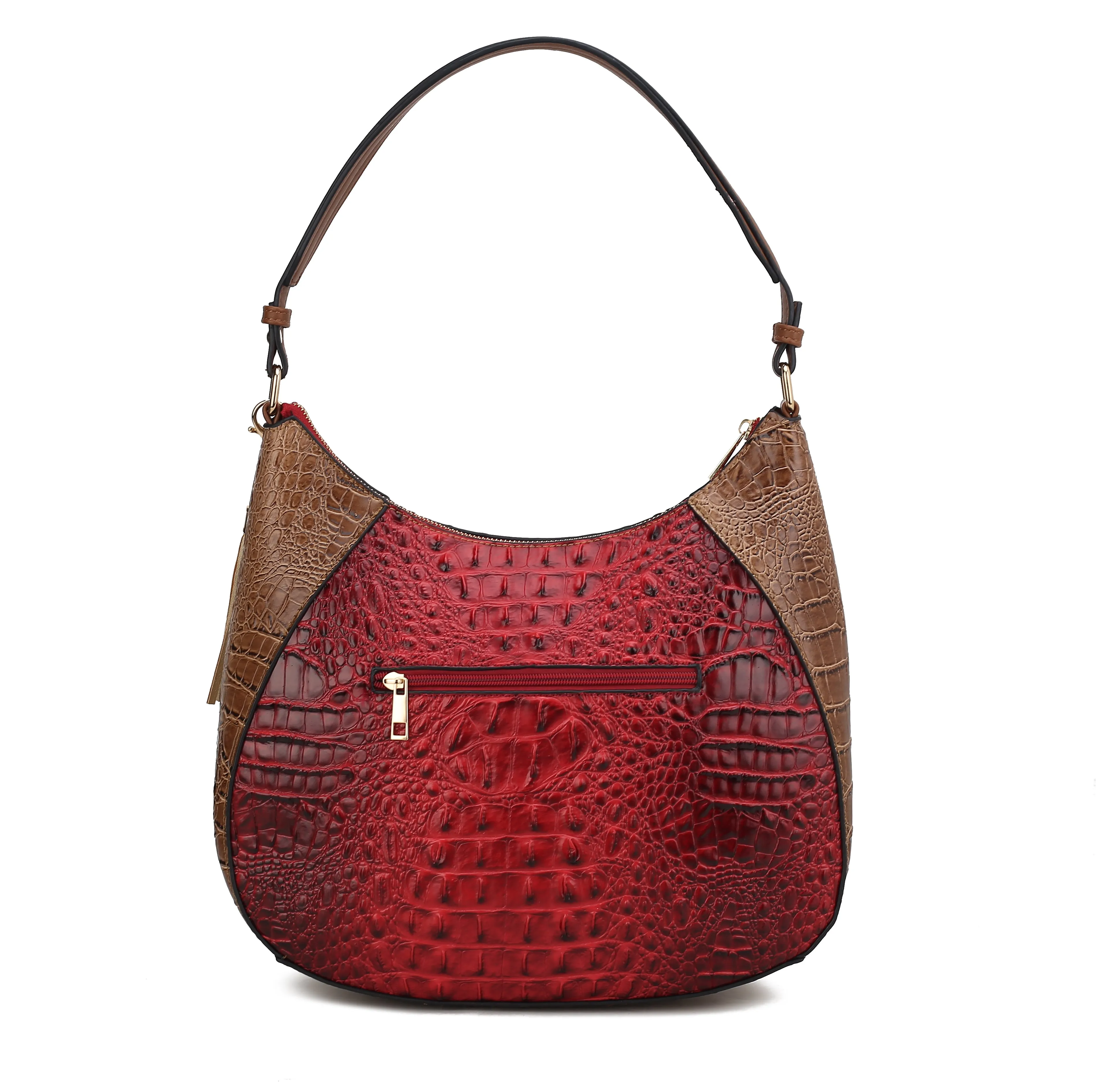 Emma Embossed Hobo Bag