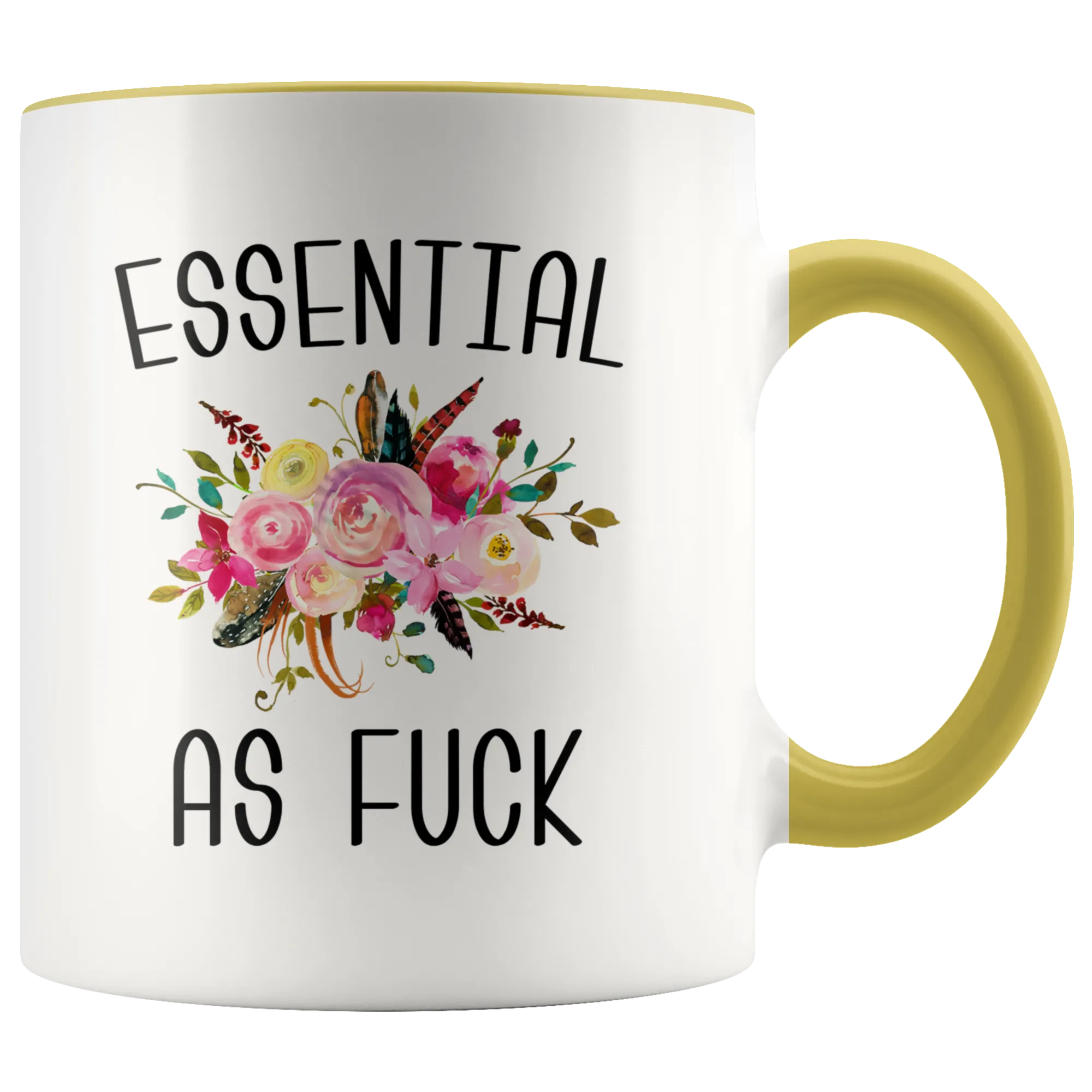 Essential Worker Mug Essential Employee Gift Essential As Fuck Mug Funny Accent Coffee Cup Gift For Nurse Essential AF…