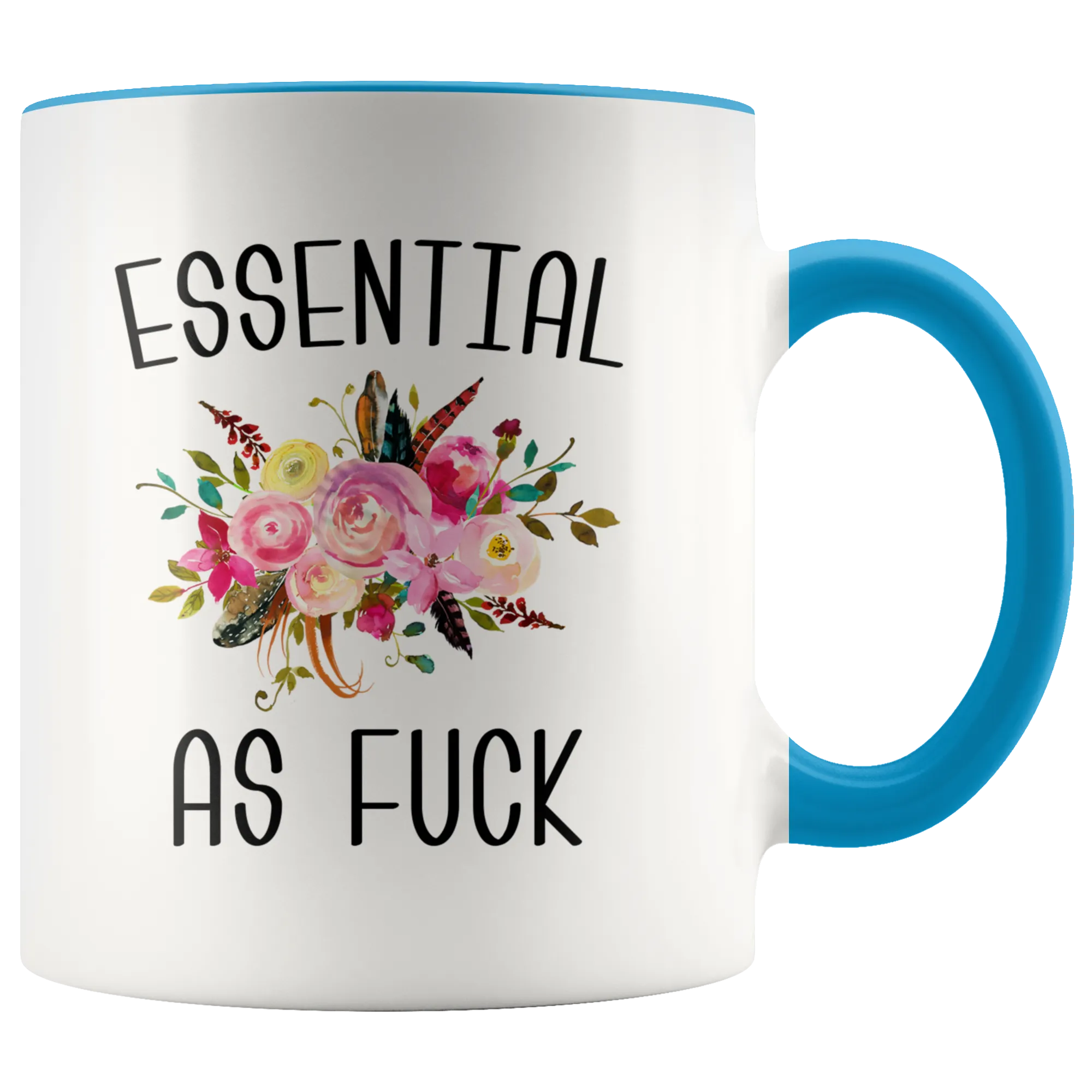 Essential Worker Mug Essential Employee Gift Essential As Fuck Mug Funny Accent Coffee Cup Gift For Nurse Essential AF…