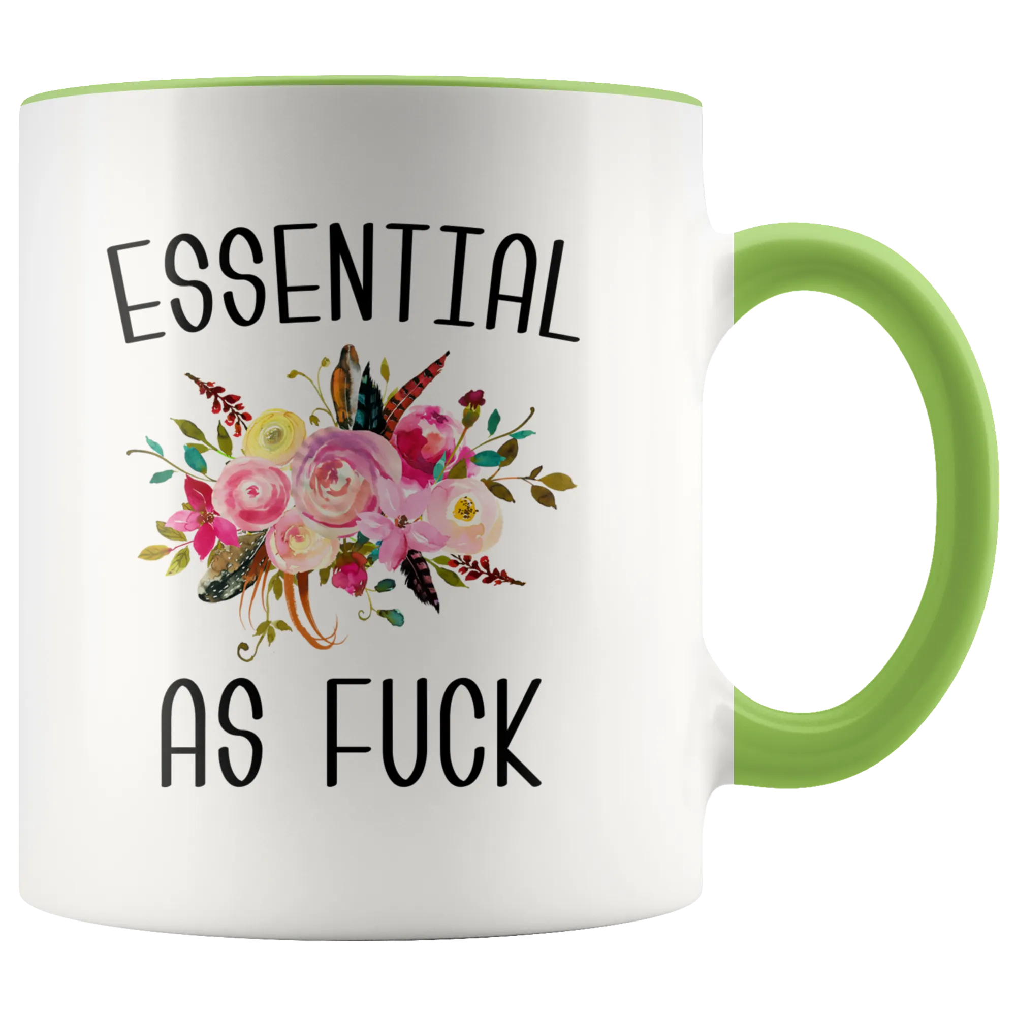 Essential Worker Mug Essential Employee Gift Essential As Fuck Mug Funny Accent Coffee Cup Gift For Nurse Essential AF…