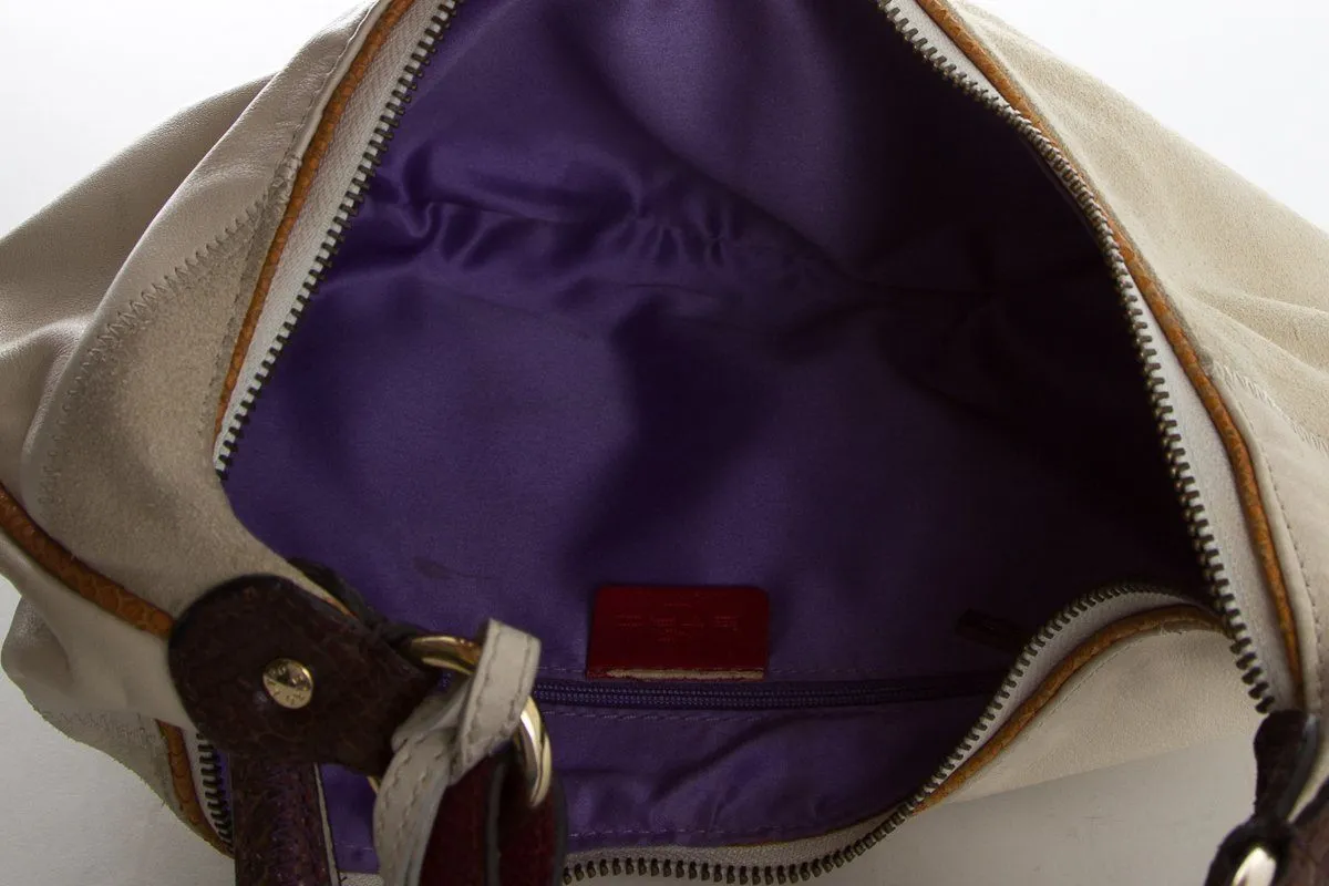 Etro Cream Suede Bag