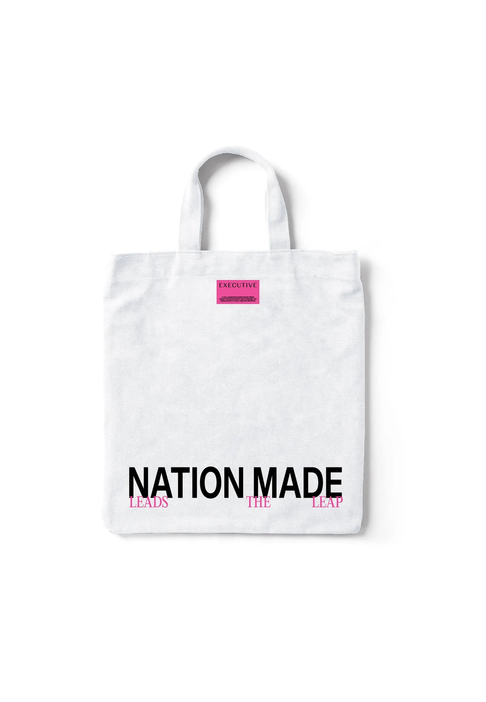 Executive x Ideafest White Tote Bag